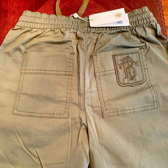 Tory Burch modern twill logo ankle pants size XXS, NWT - Picture 7 of 10